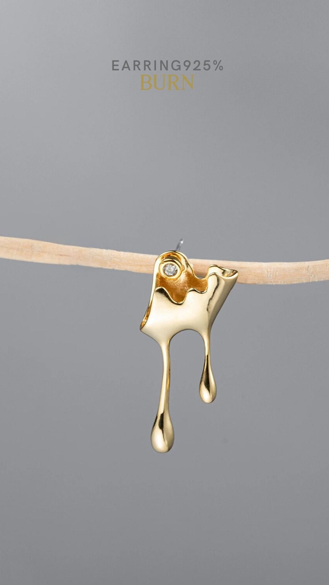 MONO ORECCHINO FLAME DROP