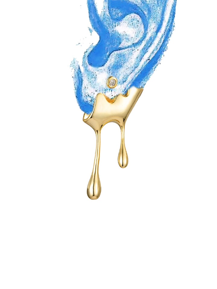 MONO ORECCHINO FLAME DROP