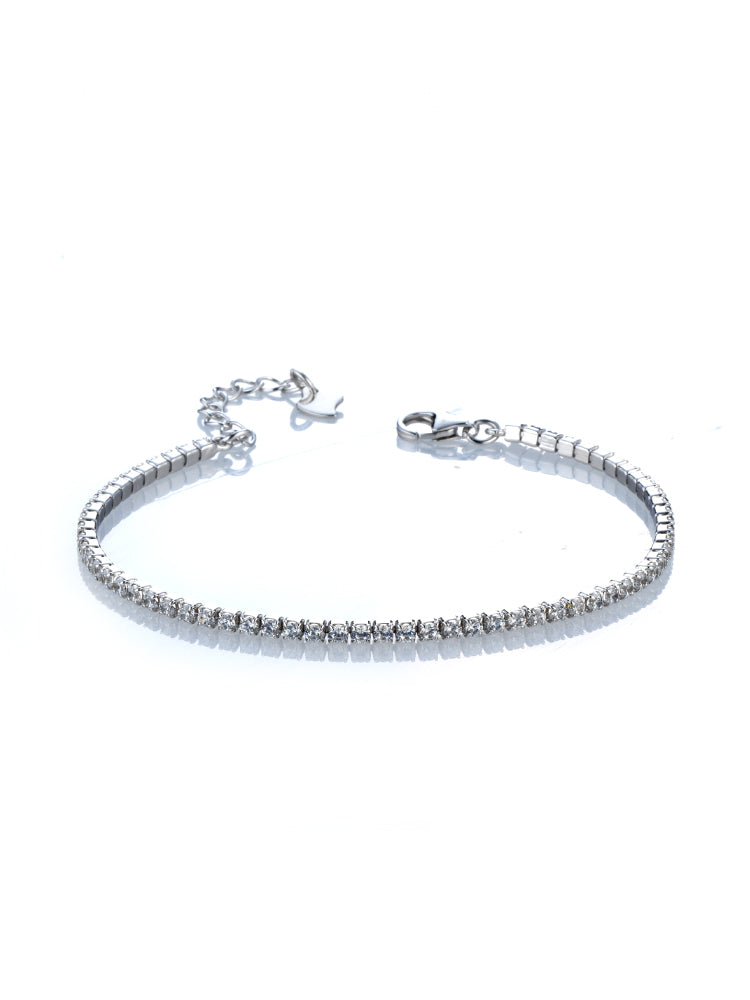 BRACCIALE TENNIS WHITE