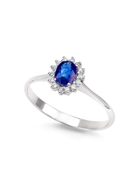 ANELLO CLOTILDE ZAFFIRO